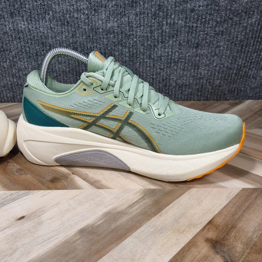 Asics Gel Kayano 30 Dark Jade Orange - 1011B548 Mens 9 Athletic Running Shoes